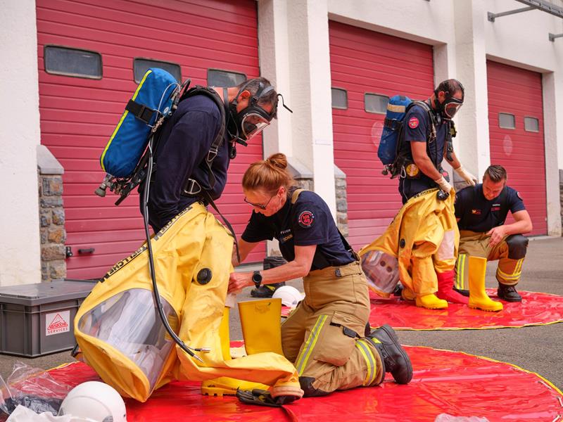 Accidents chimiques - Pompiers